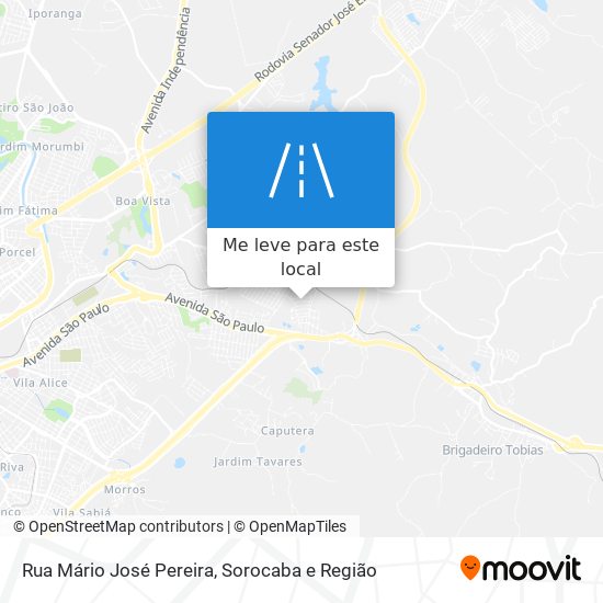 Rua Mário José Pereira mapa