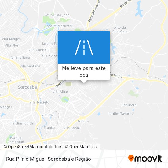 Rua Plínio Miguel mapa