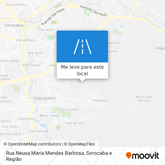 Rua Neusa Maria Mendes Barbosa mapa