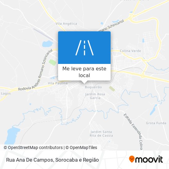 Rua Ana De Campos mapa