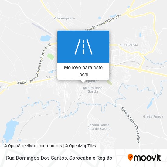 Rua Domingos Dos Santos mapa