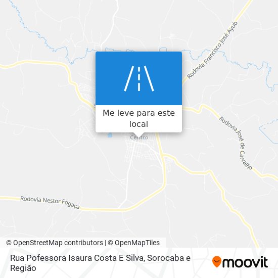 Rua Pofessora Isaura Costa E Silva mapa