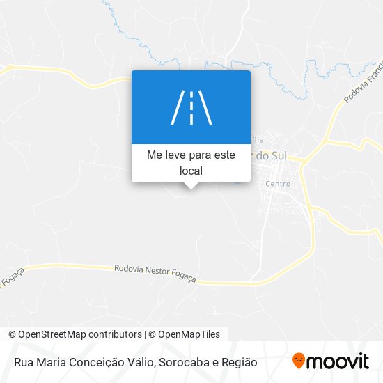 Rua Maria Conceição Válio mapa