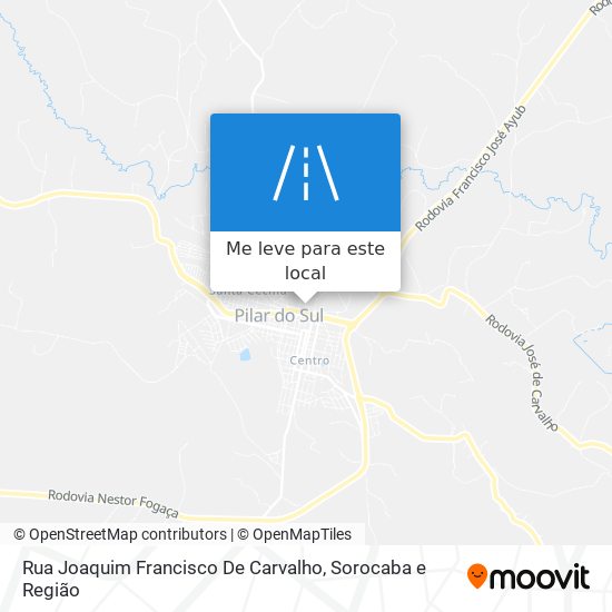 Rua Joaquim Francisco De Carvalho mapa
