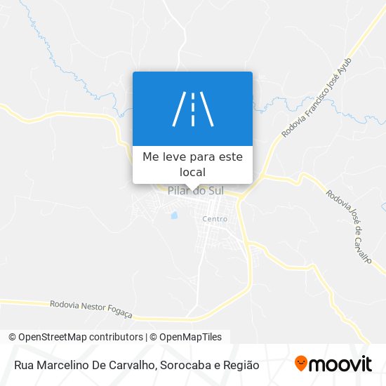 Rua Marcelino De Carvalho mapa