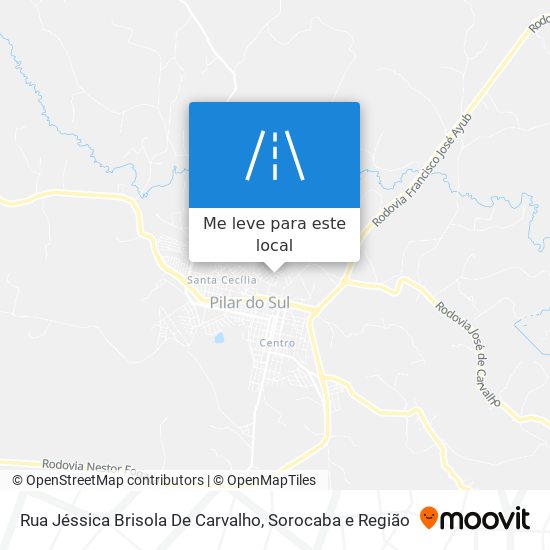 Rua Jéssica Brisola De Carvalho mapa