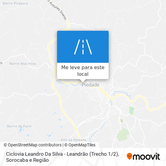 Ciclovia Leandro Da Silva - Leandrão (Trecho 1 / 2) mapa