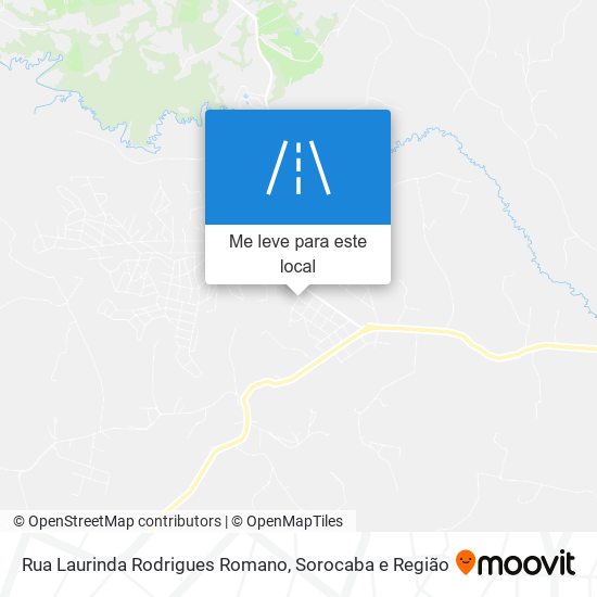 Rua Laurinda Rodrigues Romano mapa