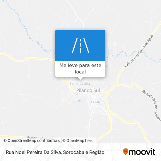 Rua Noel Pereira Da Silva mapa