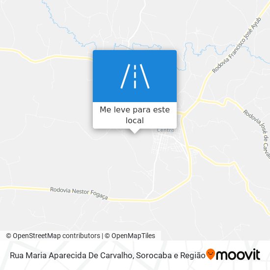 Rua Maria Aparecida De Carvalho mapa