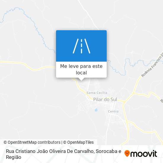 Rua Cristiano João Oliveira De Carvalho mapa