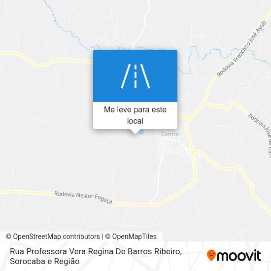 Rua Professora Vera Regina De Barros Ribeiro mapa