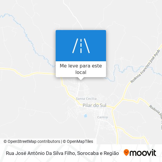 Rua José Antônio Da Silva Filho mapa