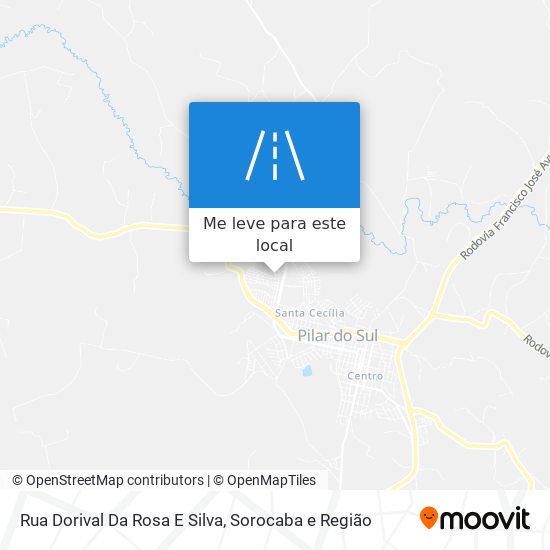 Rua Dorival Da Rosa E Silva mapa