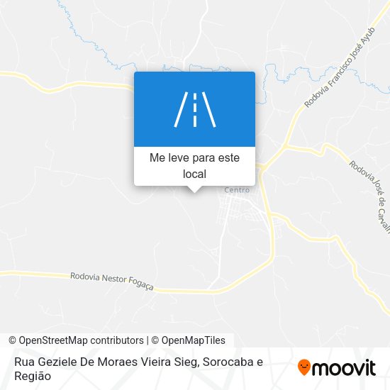 Rua Geziele De Moraes Vieira Sieg mapa
