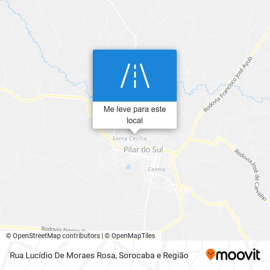Rua Lucídio De Moraes Rosa mapa