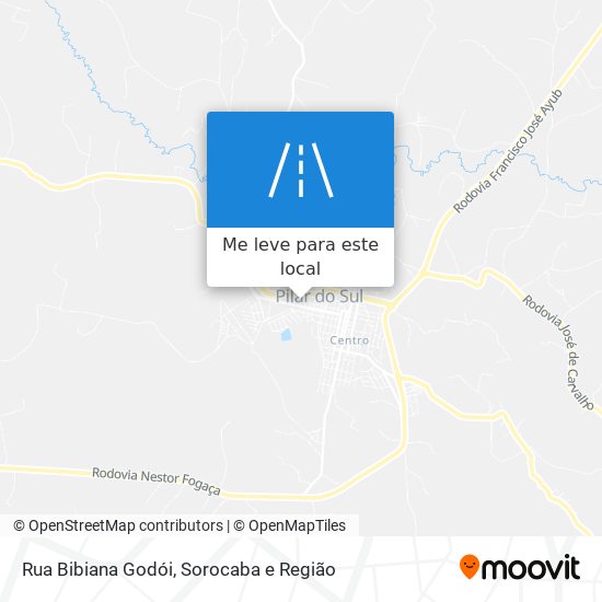 Rua Bibiana Godói mapa