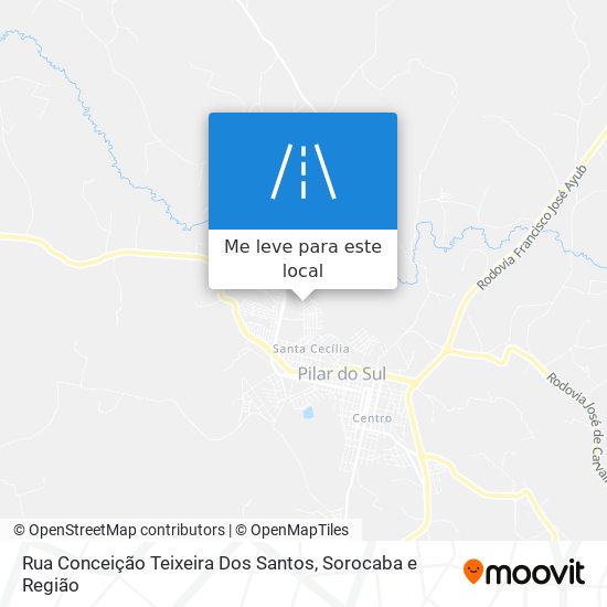 Rua Conceição Teixeira Dos Santos mapa