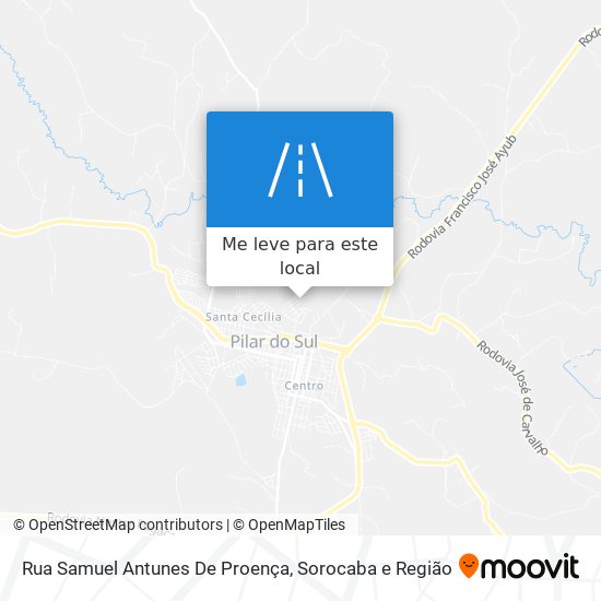 Rua Samuel Antunes De Proença mapa