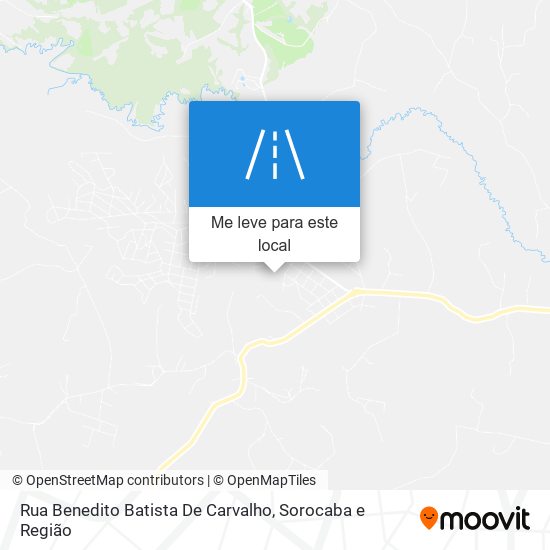 Rua Benedito Batista De Carvalho mapa