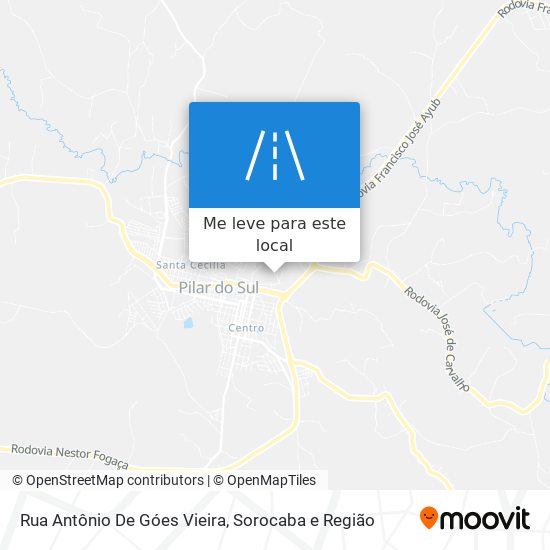 Rua Antônio De Góes Vieira mapa