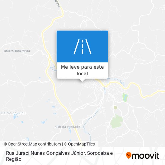 Rua Juraci Nunes Gonçalves Júnior mapa