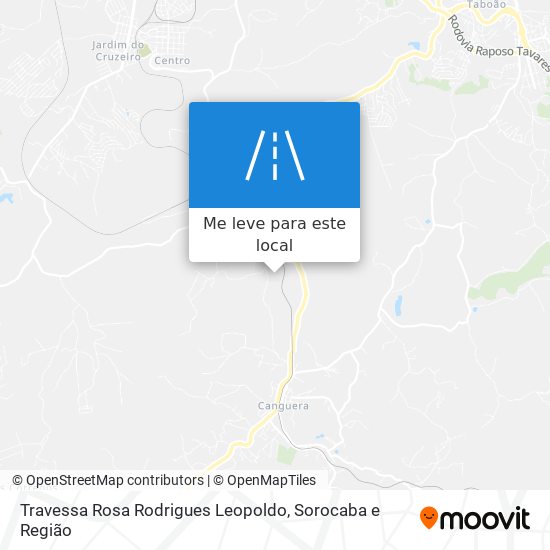 Travessa Rosa Rodrigues Leopoldo mapa