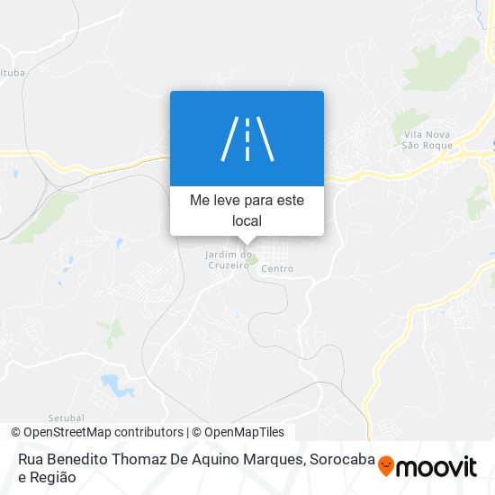 Rua Benedito Thomaz De Aquino Marques mapa