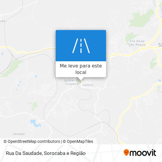 Rua Da Saudade mapa