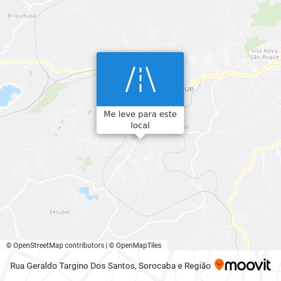 Rua Geraldo Targino Dos Santos mapa