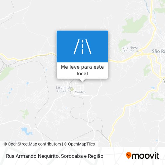 Rua Armando Nequirito mapa