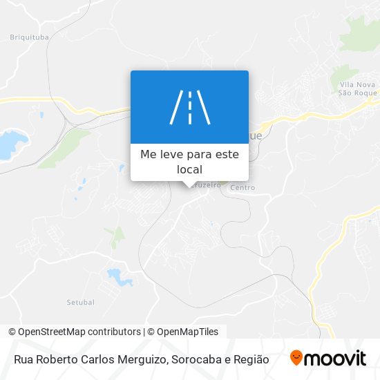 Rua Roberto Carlos Merguizo mapa