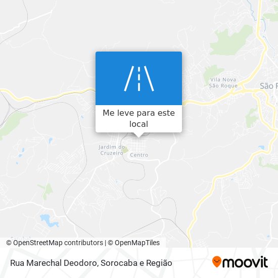 Rua Marechal Deodoro mapa