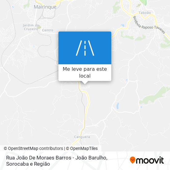 Rua João De Moraes Barros - João Barulho mapa