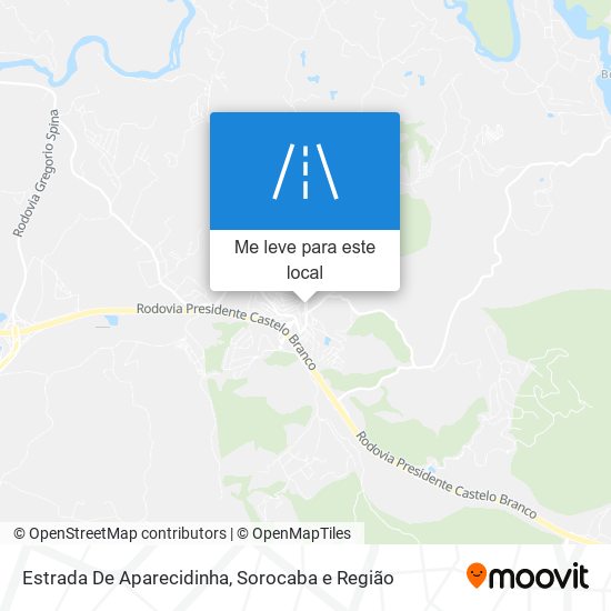 Estrada De Aparecidinha mapa