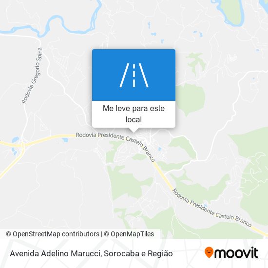 Avenida Adelino Marucci mapa