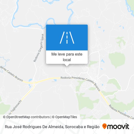 Rua José Rodrigues De Almeida mapa