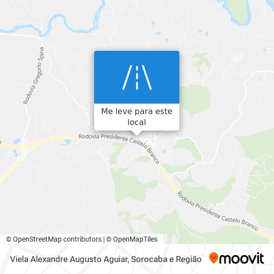 Viela Alexandre Augusto Aguiar mapa