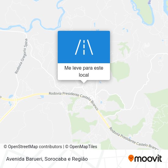 Avenida Barueri mapa