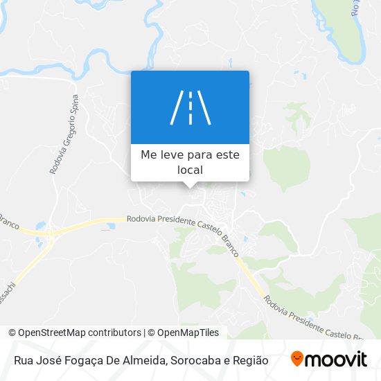 Rua José Fogaça De Almeida mapa