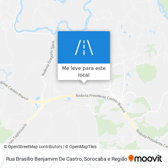 Rua Brasílio Benjamim De Castro mapa