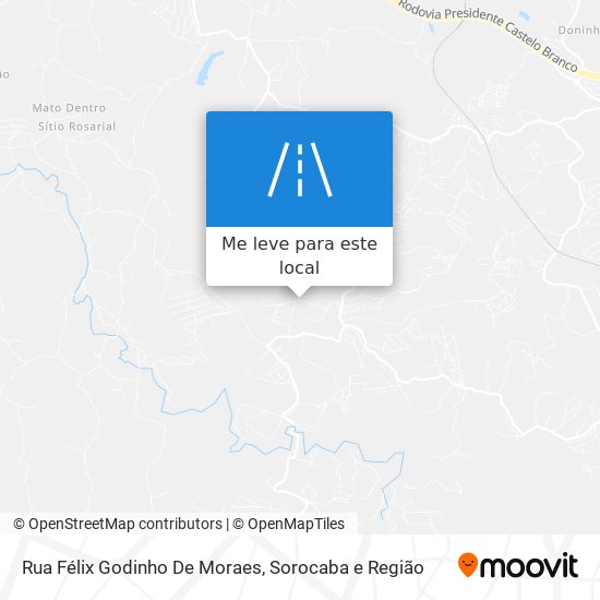 Rua Félix Godinho De Moraes mapa