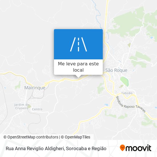 Rua Anna Reviglio Aldigheri mapa