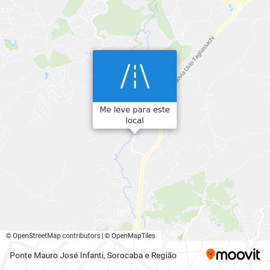 Ponte Mauro José Infanti mapa