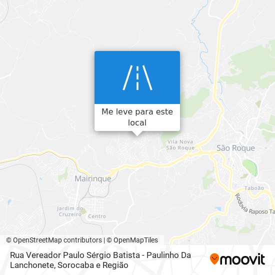 Rua Vereador Paulo Sérgio Batista - Paulinho Da Lanchonete mapa