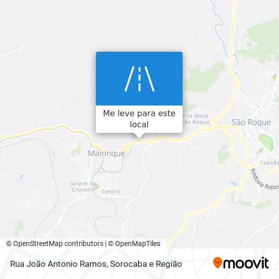 Rua João Antonio Ramos mapa