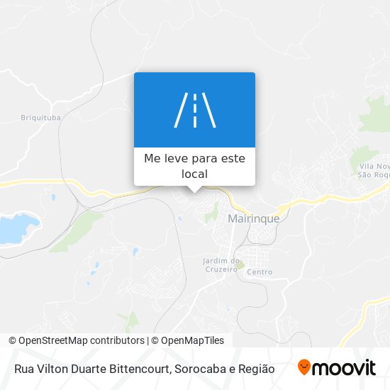 Rua Vilton Duarte Bittencourt mapa