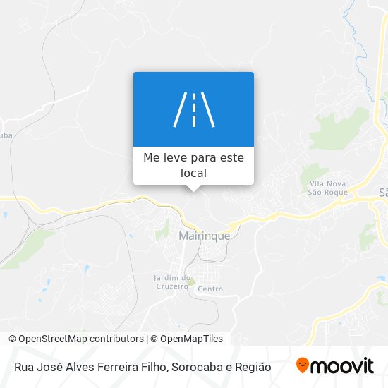 Rua José Alves Ferreira Filho mapa