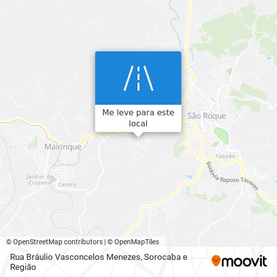 Rua Bráulio Vasconcelos Menezes mapa