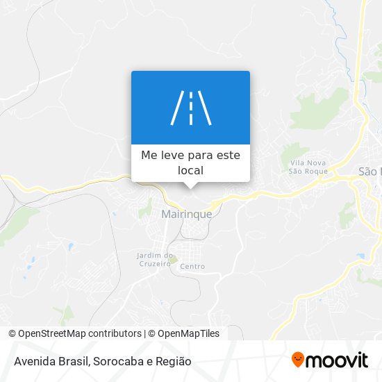 Avenida Brasil mapa